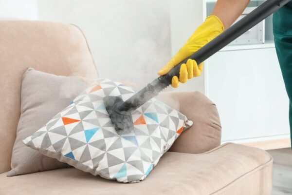 small cushions deep cleaning