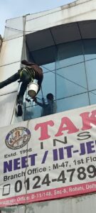Facade Cleaning in IMT Manesar