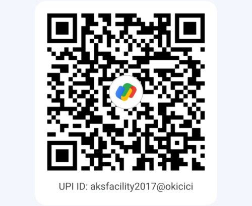 AKS Facilities QR code for Payment