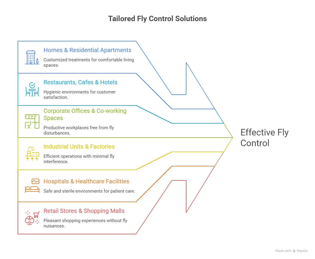 Fly control treatment in Gurgaon 2 Fly Control Solutions for Different Sectors visual selection