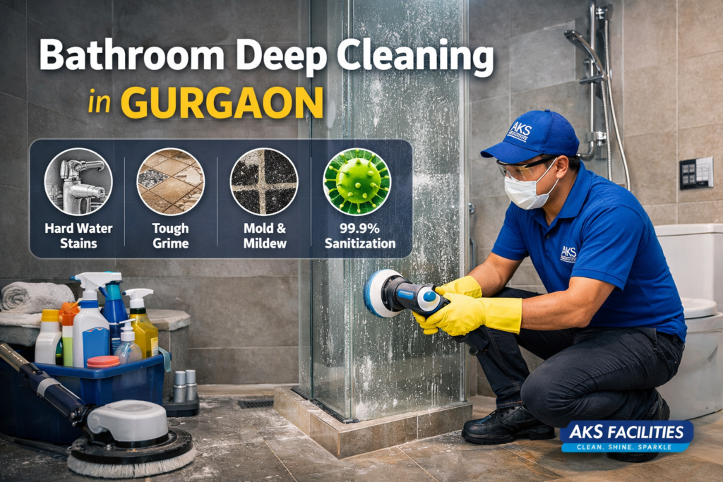 bathroom deep cleaning in gurugram