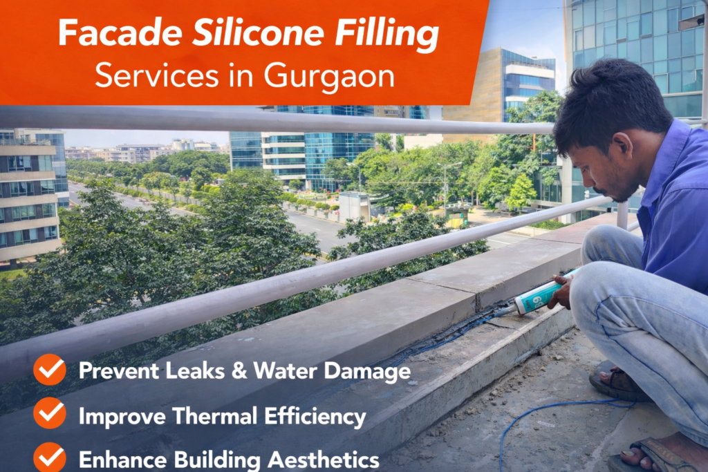Facade Silicone Filling Services in Gurgaon