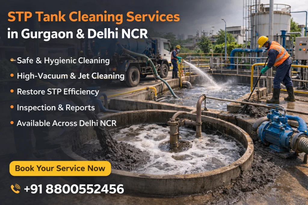 STP tank cleaning services in gurgaon