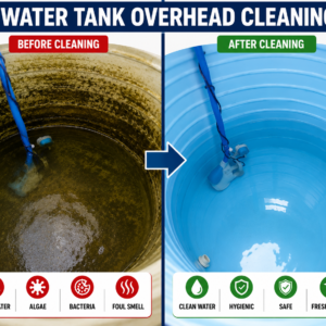 water tank cleaning services in gurgaon before and after
