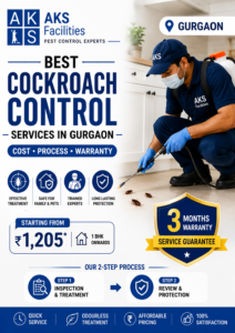Best Cockroach Control Services in Gurgaon: Cost, Process & Warranty