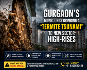 Why Gurgaon’s Monsoon is Bringing a “Termite Tsunami” to New Sector High-Rises