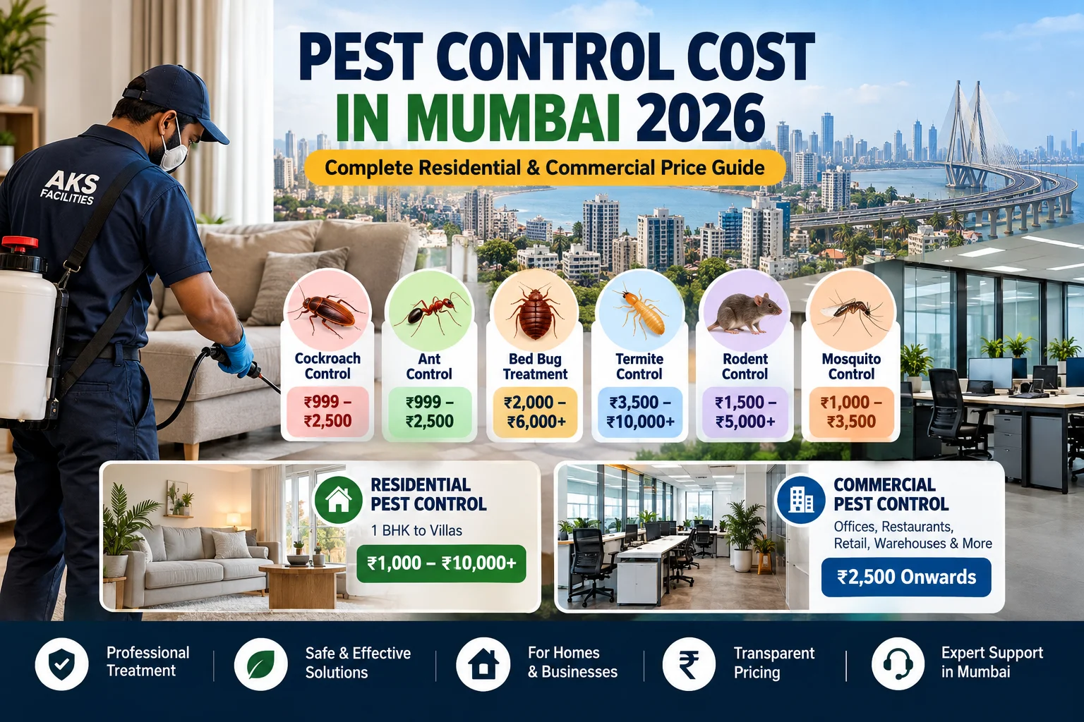 LATEST PEST CONTROL COST IN MUMBAI