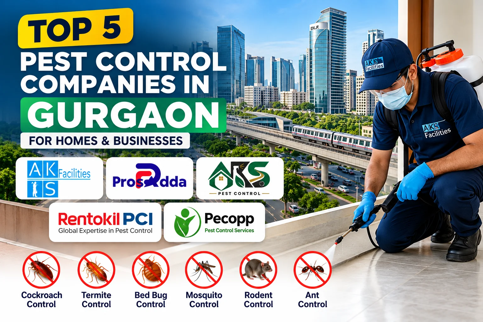 Pest Control Services in Gurgaon for homes and businesses