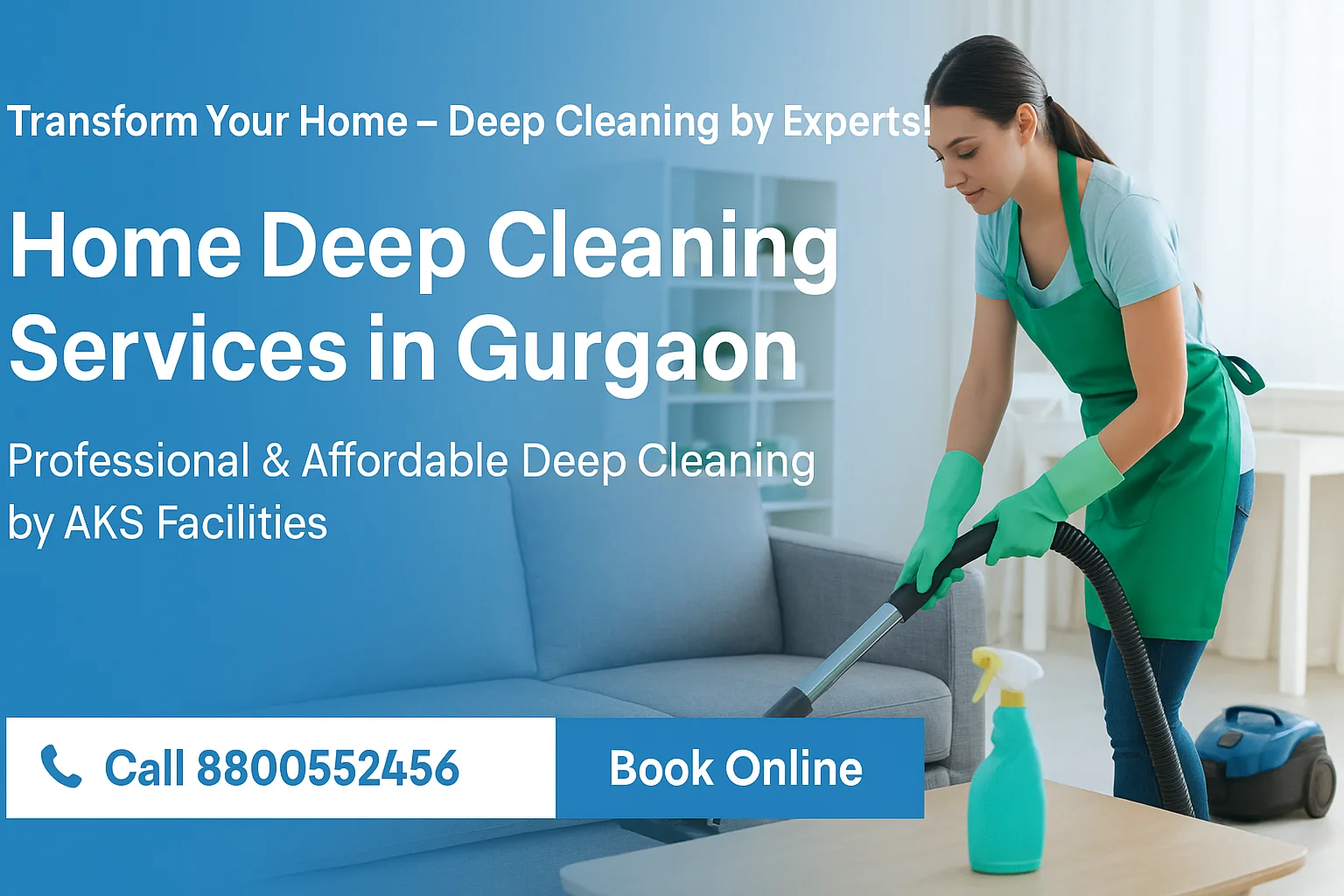 Home Deep Cleaning Services in Gurgaon – Professional & Affordable