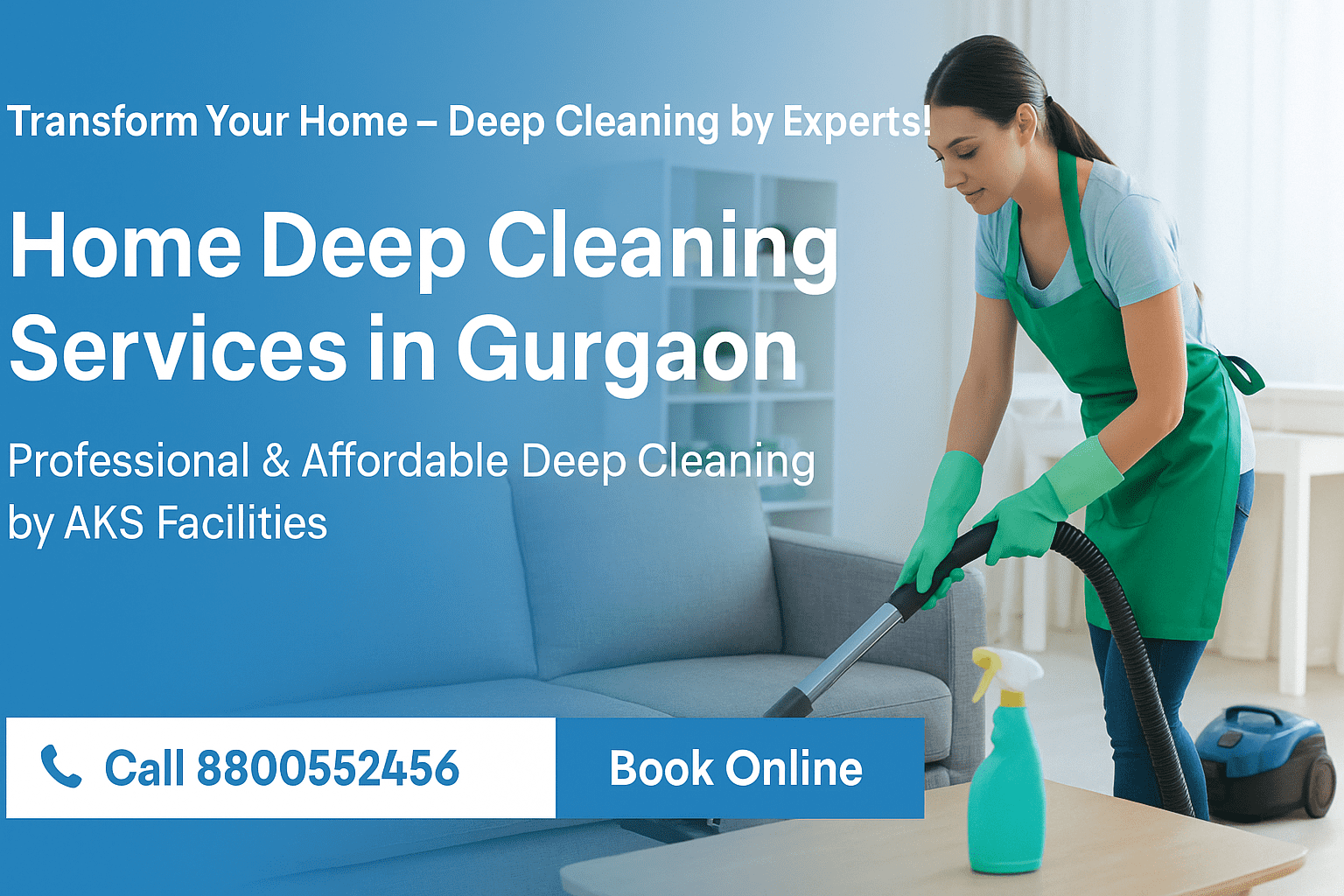 Home Deep Cleaning Services in Gurgaon – Professional & Affordable